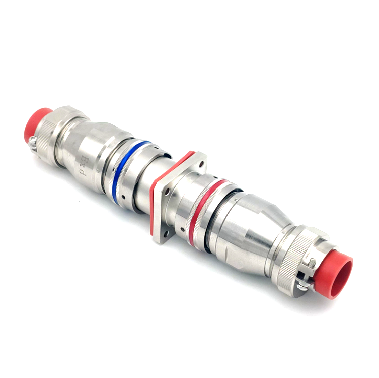 真空密封型穿墙式防爆电连接器